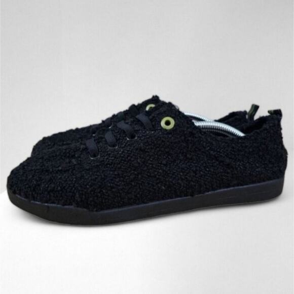 Vionic Shoes - Vionic Pismo Casual Boucle Sneaker Womens Black Looped Knit Beach Shoe Size 7.5